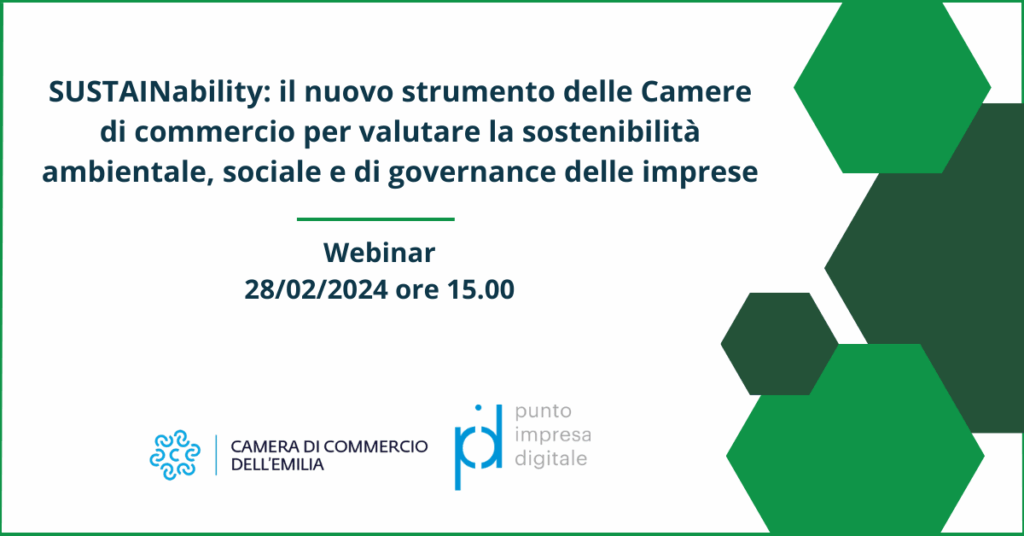 EMILIA ROMAGNA ECONOMY - Webinar SUSTAINability