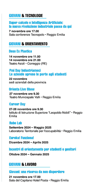 EMILIA ROMAGNA ECONOMY - Giovani & Industria 2024|EMILIA ROMAGNA ECONOMY - Giovani & Industria 2024